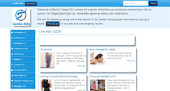 Desktop Screenshot of lanka-ads.com